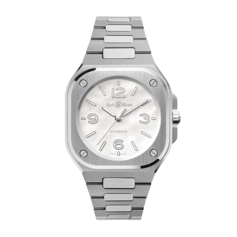 Bell & Ross BR - 05 36mm Mother Of Pearl Steel - BR05A - S - MP - ST/SST