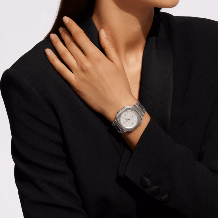 Bell & Ross BR - 05 36mm Mother Of Pearl Steel - BR05A - S - MP - ST/SST