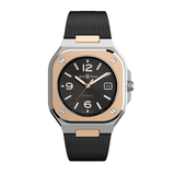 Bell & Ross BR-05 Black Steel & Gold 40mm-Bell & Ross BR - 05 Black Steel & Gold 40mm - BR05A-BL-STPG/SRB