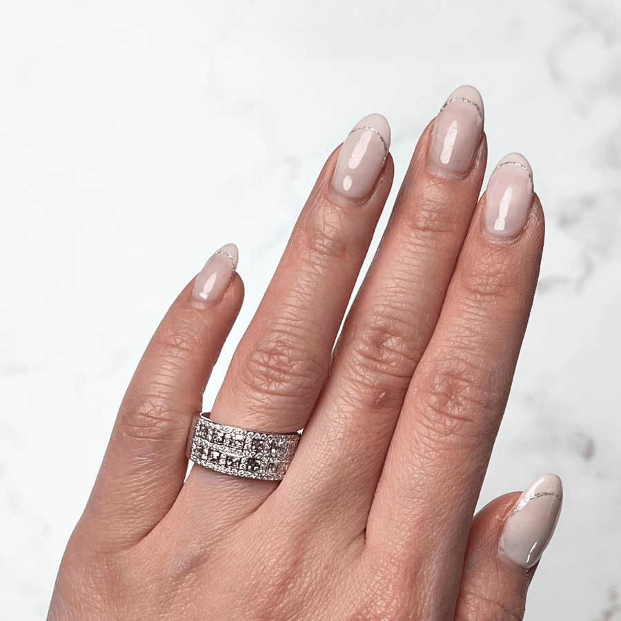Bez Ambar Blaze 2 Row Diamond Ring - DRBEZ01027