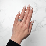 Bez Ambar Blaze 2 Row Diamond Ring-Bez Ambar Blaze 2 Row Diamond Ring - DRBEZ01027