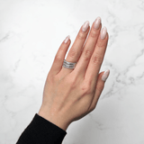 Bez Ambar Blaze 2 Row Diamond Ring-Bez Ambar Blaze 2 Row Diamond Ring - DRBEZ01036