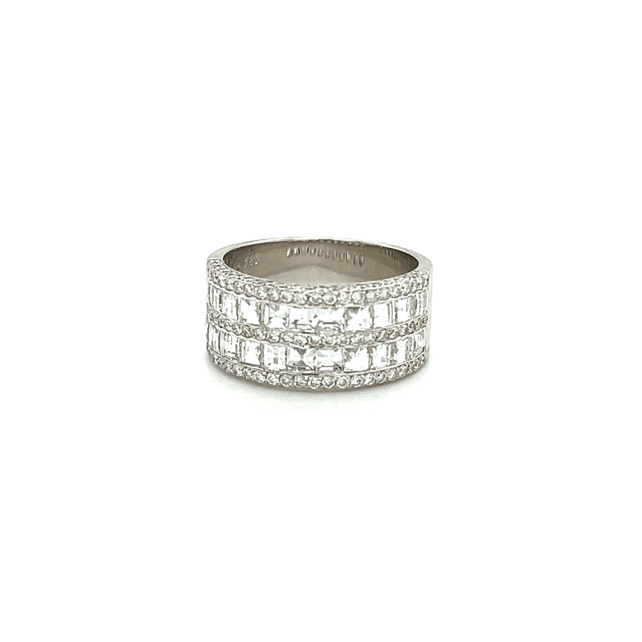 Bez Ambar Blaze 2 Row Diamond Ring - DRBEZ01036