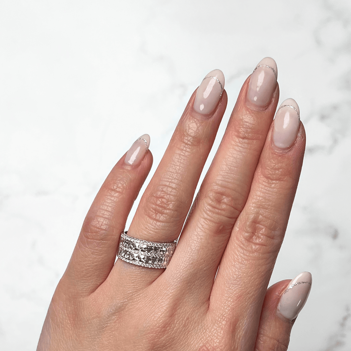 Bez Ambar Blaze 2 Row Diamond Ring - DRBEZ01036