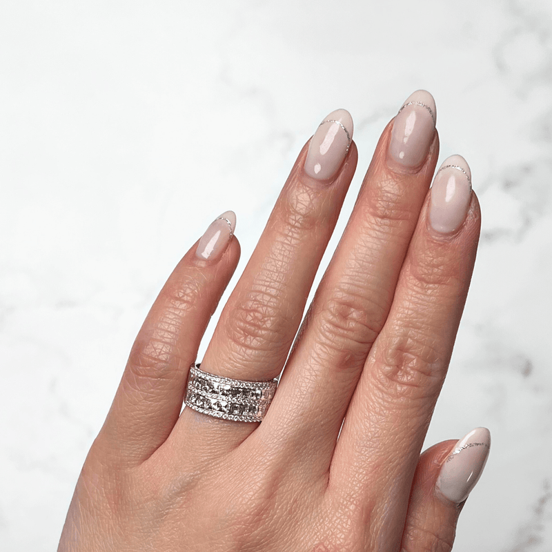 Bez Ambar Blaze 2 Row Diamond Ring-Bez Ambar Blaze 2 Row Diamond Ring - DRBEZ01036