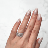 Bez Ambar Blaze 2 Row Diamond Ring-Bez Ambar Blaze 2 Row Diamond Ring - DRBEZ01036