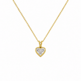 Bez Ambar Heart Diamond Necklace-Bez ambar heart diamond necklace
