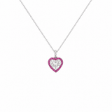 Bez Ambar Heart Diamond Necklace-Bez ambar heart diamond necklace