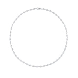 Bezel-set Marquise Diamond Necklace-Bezel - set Marquise Diamond Necklace - 62185