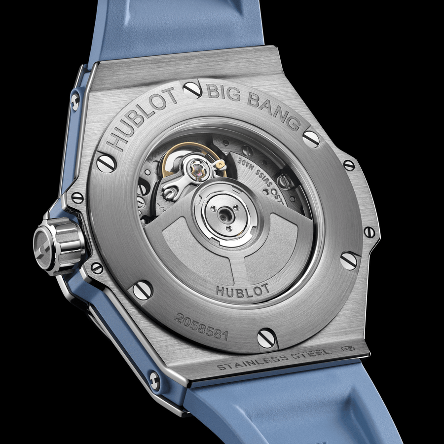 Big Bang One Click Steel Coal Blue Diamonds - 485.SX.717B.RX.1204