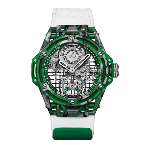 Hublot Big Bang Tourbillon Novak Djokovic Goat Edition Green 44mm-Big Bang Tourbillon Novak Djokovic Goat Edition Green - 429.QKG.0120.NR.DJO26