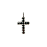 Black Diamond Cross Pendant-Black Diamond Cross Pendant - DPTIJ02179