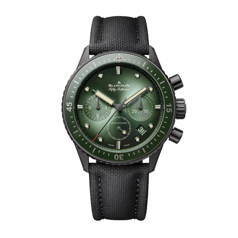 Blancpaiin Fifty Fathoms Bathyscaphe Chronographe Flyback - 5200 - 0140 - B52A