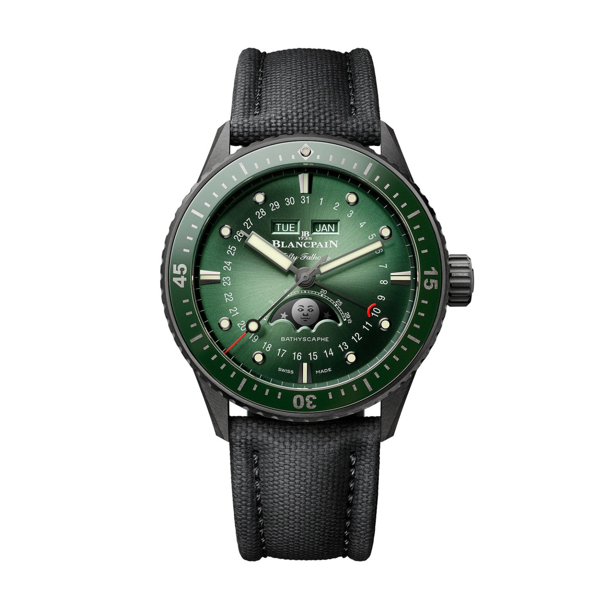 Blancpain Fifty Fathoms Bathscaphe Quantième Complet Phases de Lune - 5054 0153 B52A