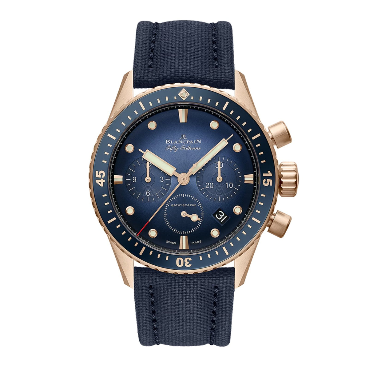 Blancpain Fifty Fathoms Bathyscaphe Chronographe Flyback 43mm - 5200-3640-O52A