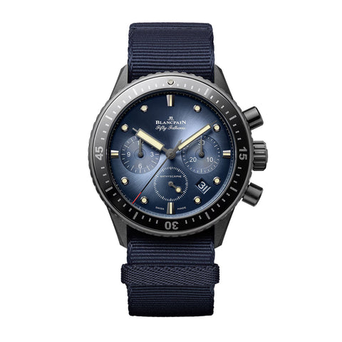 Blancpain Fifty Fathoms Bathyscaphe Chronographe Flyback-Blancpain Fifty Fathoms Bathyscaphe Chronographe Flyback - 5200 - 0140 - NAOA