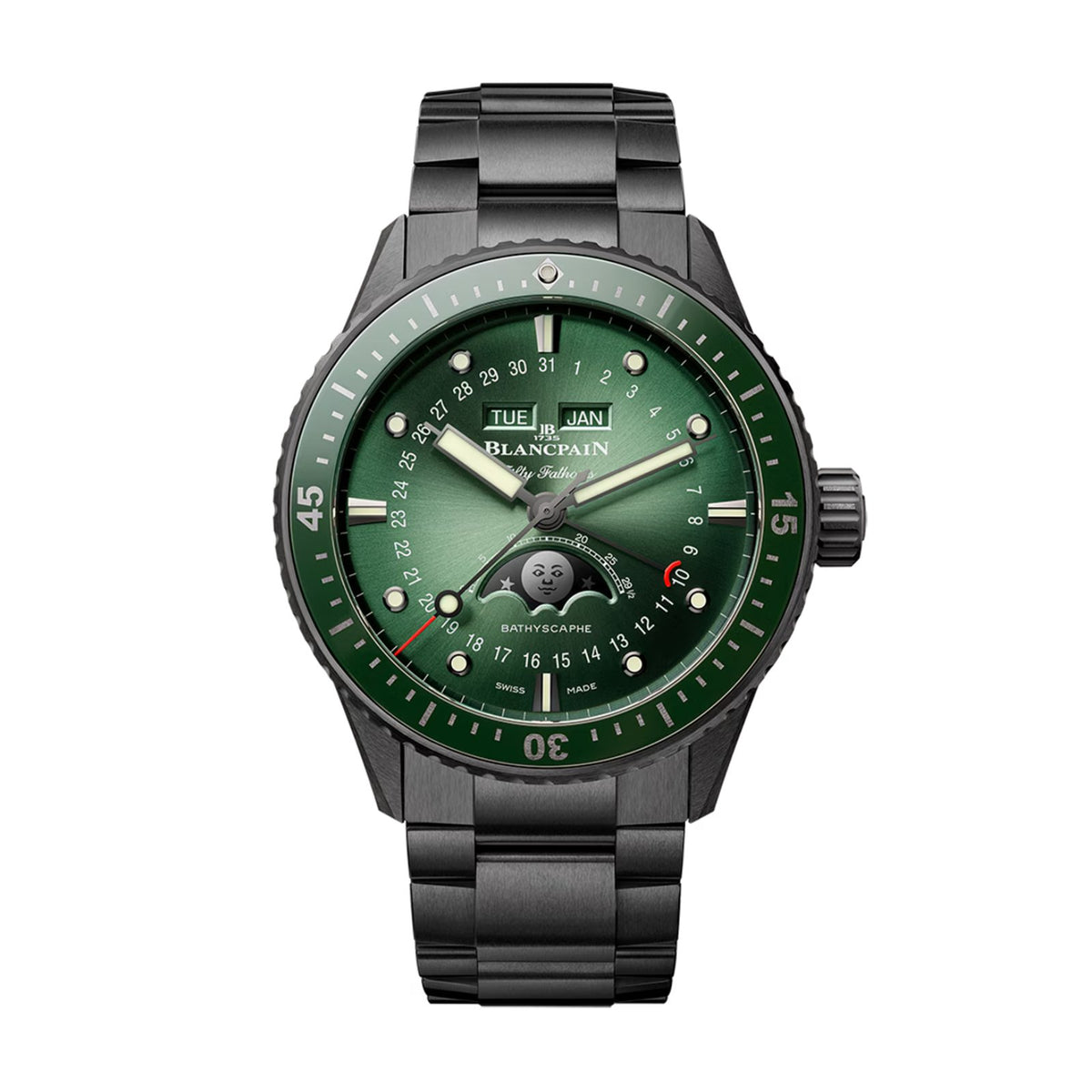 Blancpain Fifty Fathoms Bathyscaphe Quantième Complet Phases de Lune - 5054 0153 01