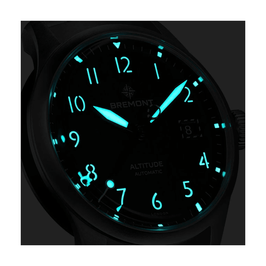 Bremont Altitude 39 Date Steel Black Bracelet - ALT39-DT-SS-BK-B