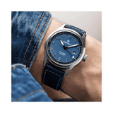 Bremont Altitude 39mm Date Steel Blue Leather-Bremont Altitude 39mm Date Steel Blue Leather - ALT39-DT-SS-BL-L-S