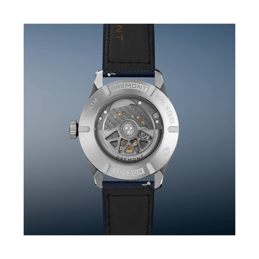 Bremont Altitude 39mm Date Steel Blue Leather - ALT39-DT-SS-BL-L-S