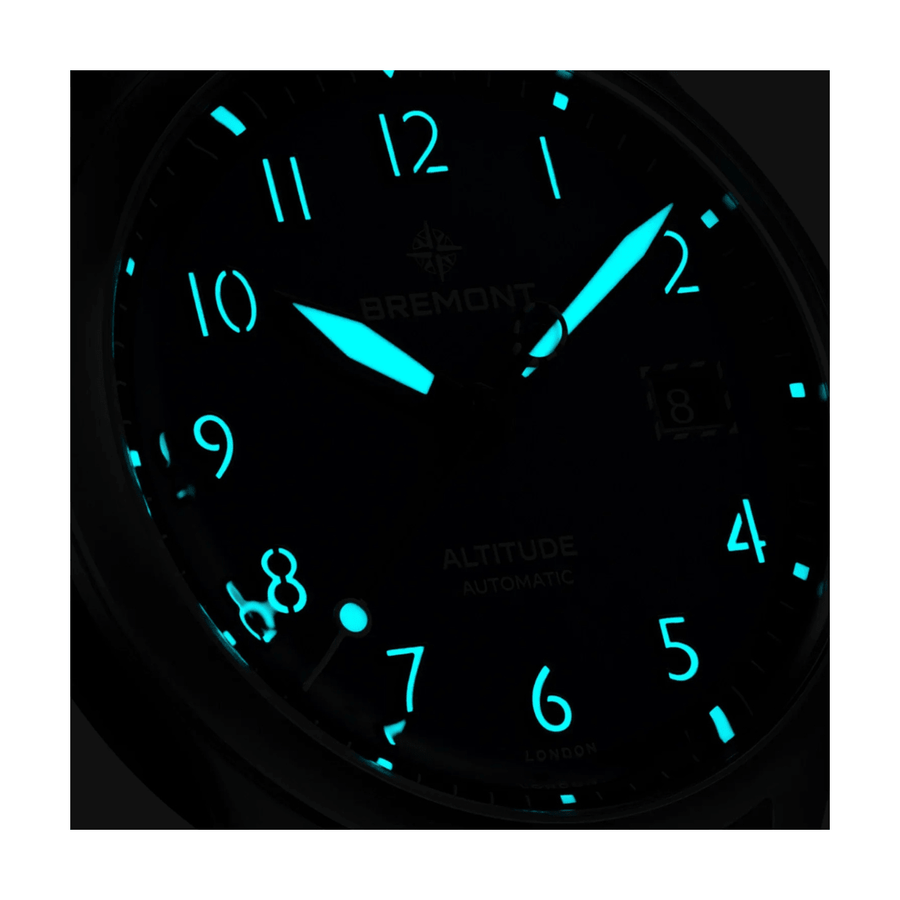 Bremont Altitude 39mm Date Steel Blue Leather - ALT39-DT-SS-BL-L-S