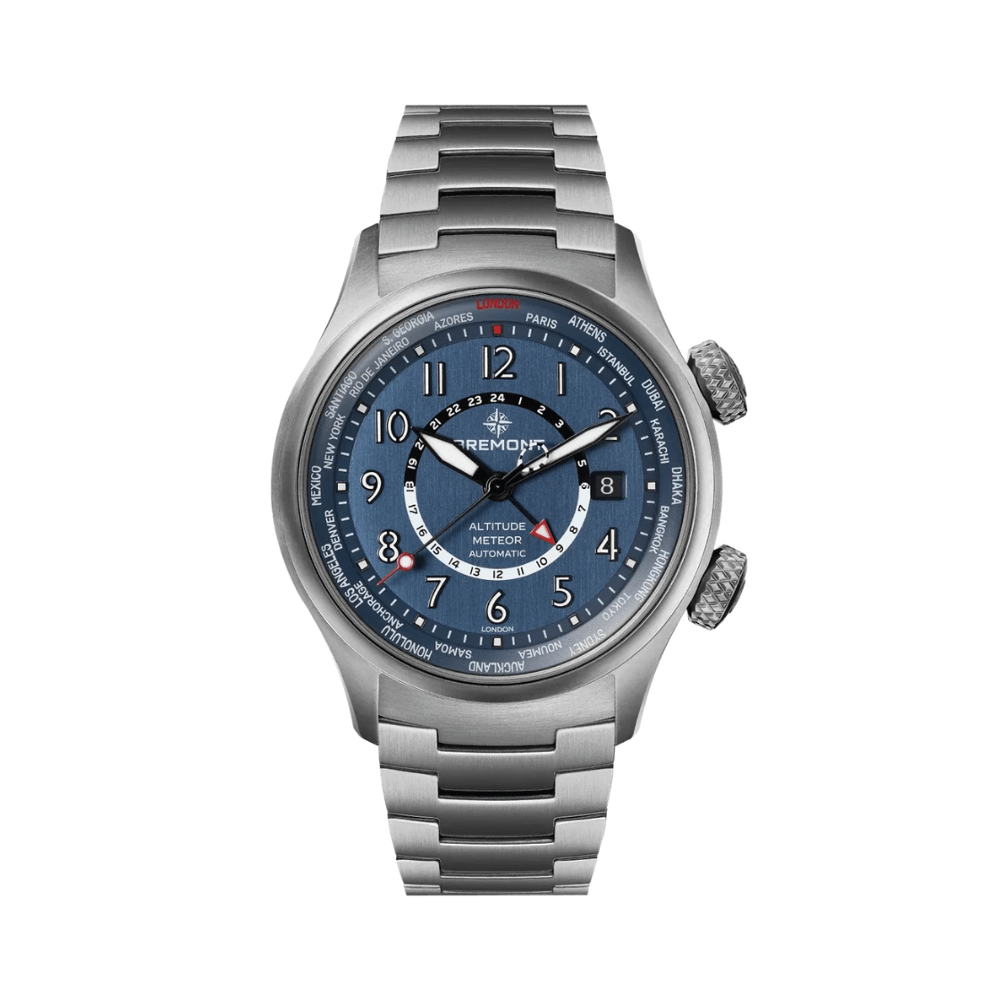Bremont Altitude MB Meteor Time Zones Blue - ALT42-MT-Z-TI-BLBL-B
