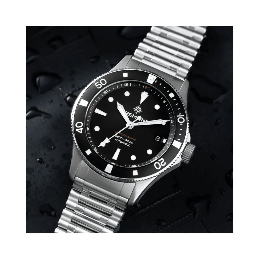 Bremont Supermarine 300m Date Black - SM40-DT-SS-BK-B