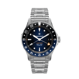 Bremont Supermarine 300m GMT Glacier Blue-Bremont Supermarine 300m GMT Glacier Blue - SM40-GMT-SS-BLBK-B