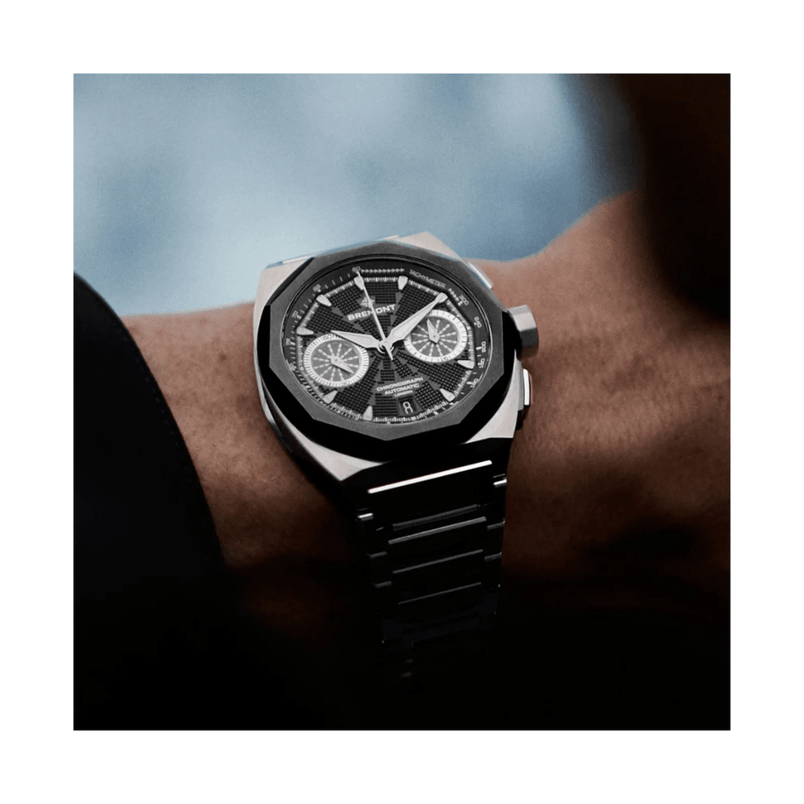 Bremont Supernova 41mm Chronograph Black - SN41-CHR-SS-BK-B