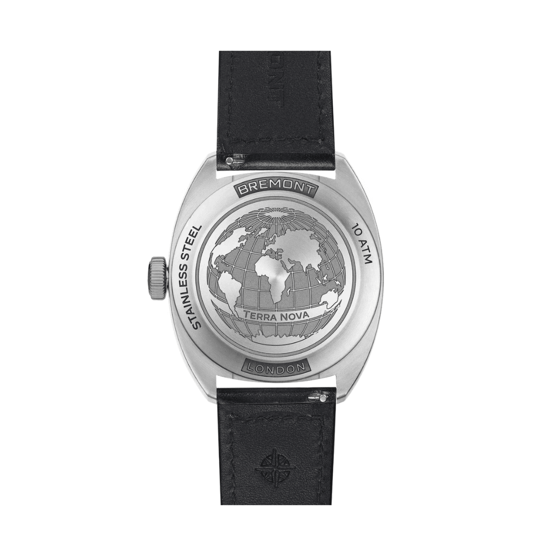Bremont Terra Nova Jumping Hour Steel Black - TN40-JH-SS-BK-L-S
