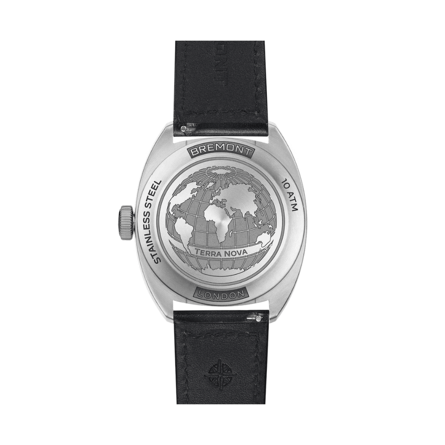 Bremont Terra Nova Jumping Hour Steel Black - TN40-JH-SS-BK-L-S