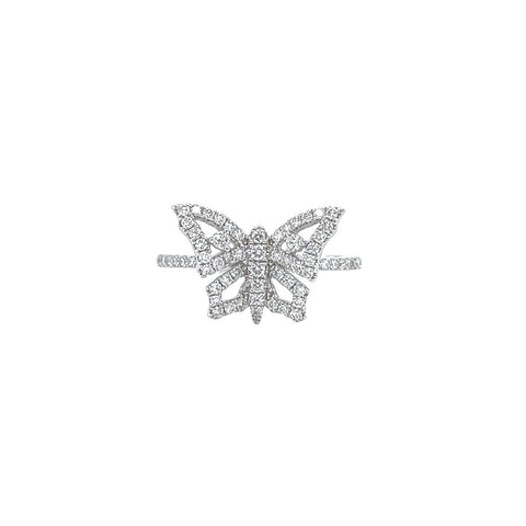 Butterfly Diamond Ring-Butterfly Diamond Ring - DRRDI00133