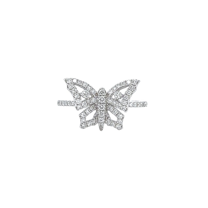 Butterfly Diamond Ring-Butterfly Diamond Ring - DRRDI00133