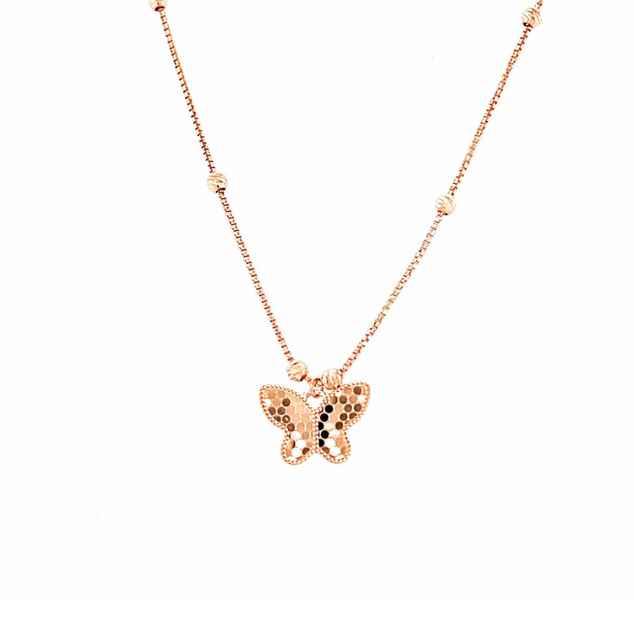 Butterfly Pendant and Chain - 8NKEY05782
