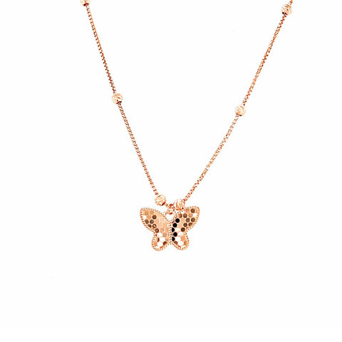 Butterfly Pendant and Chain-Butterfly Pendant and Chain - 8NKEY05782