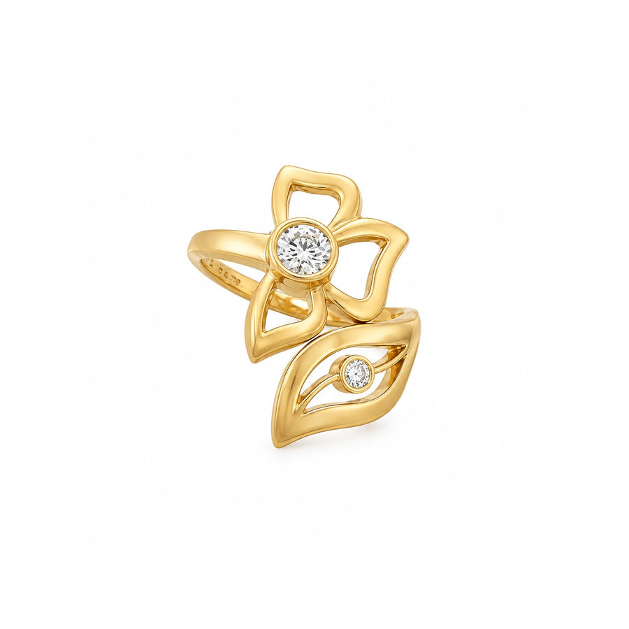 Carelle Diamond Flower Ring