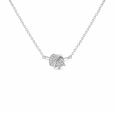 Carelle Diamond Knot Pendant and Chain-Carelle diamond knot pendant and chain