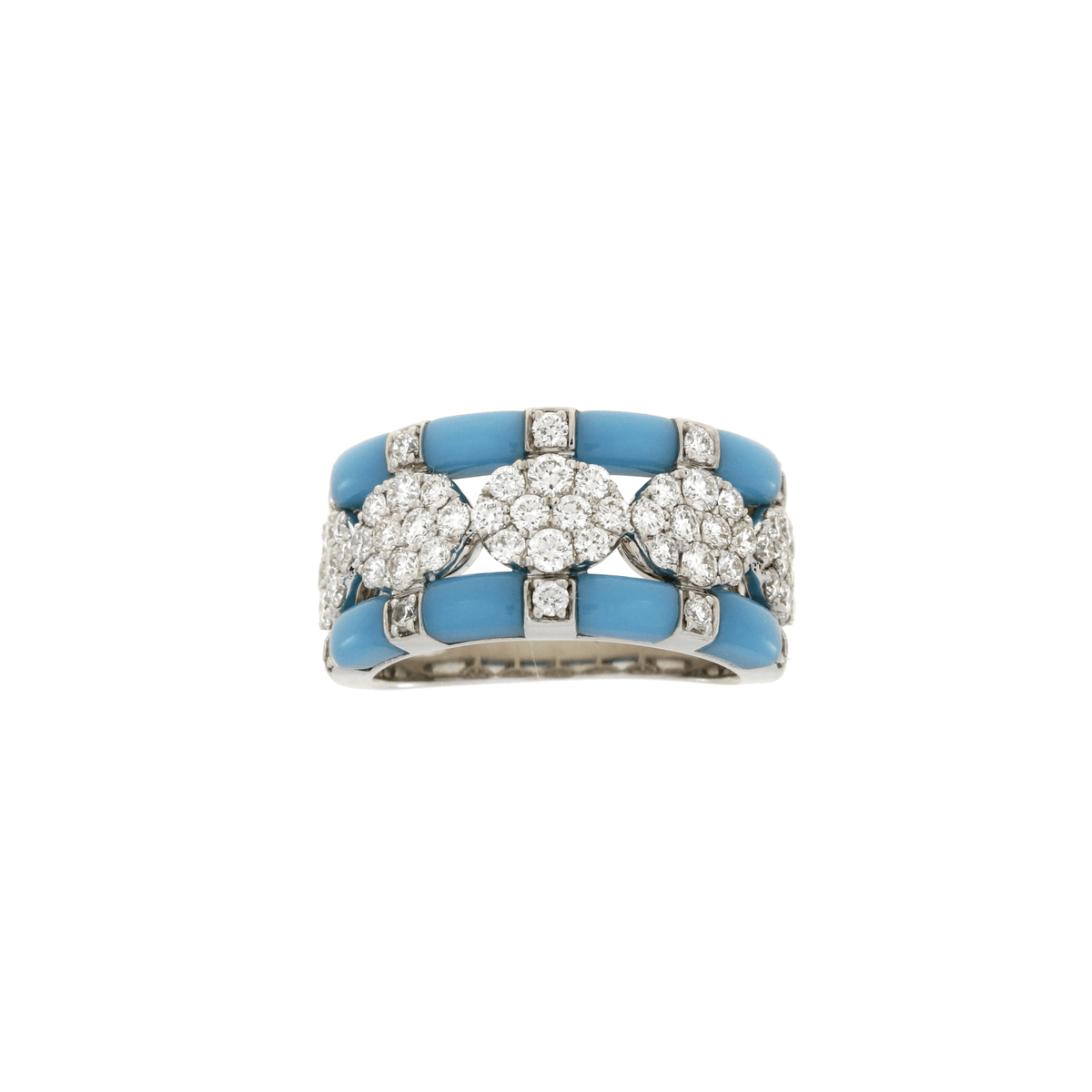 Ceramic Diamond Ring - DRDMS09635