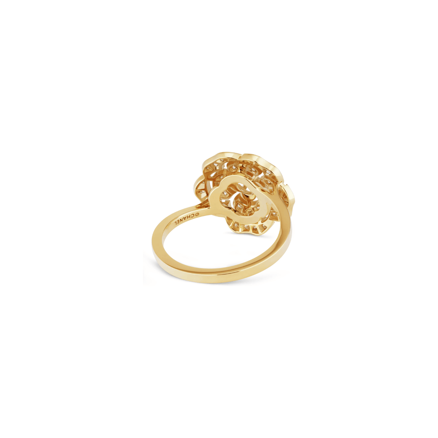 CHANEL Bouton de Camélia Ring - J13039