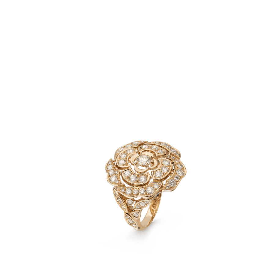 CHANEL Bouton de Camélia Ring - J13849