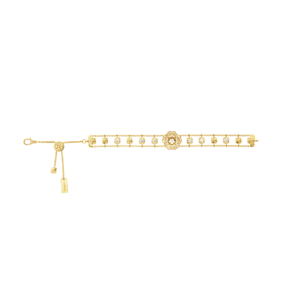 CHANEL Bouton de Camélia Supple Bracelet J13436