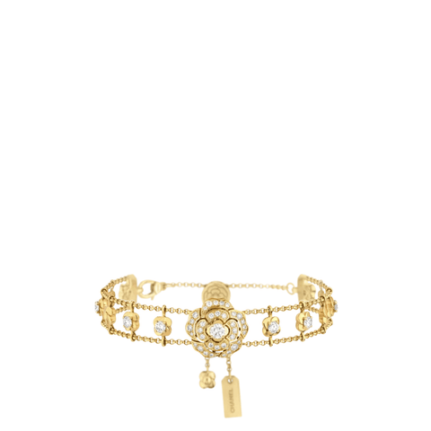 CHANEL Bouton de Camélia Supple Bracelet-CHANEL Bouton de Camélia Supple Bracelet J13436