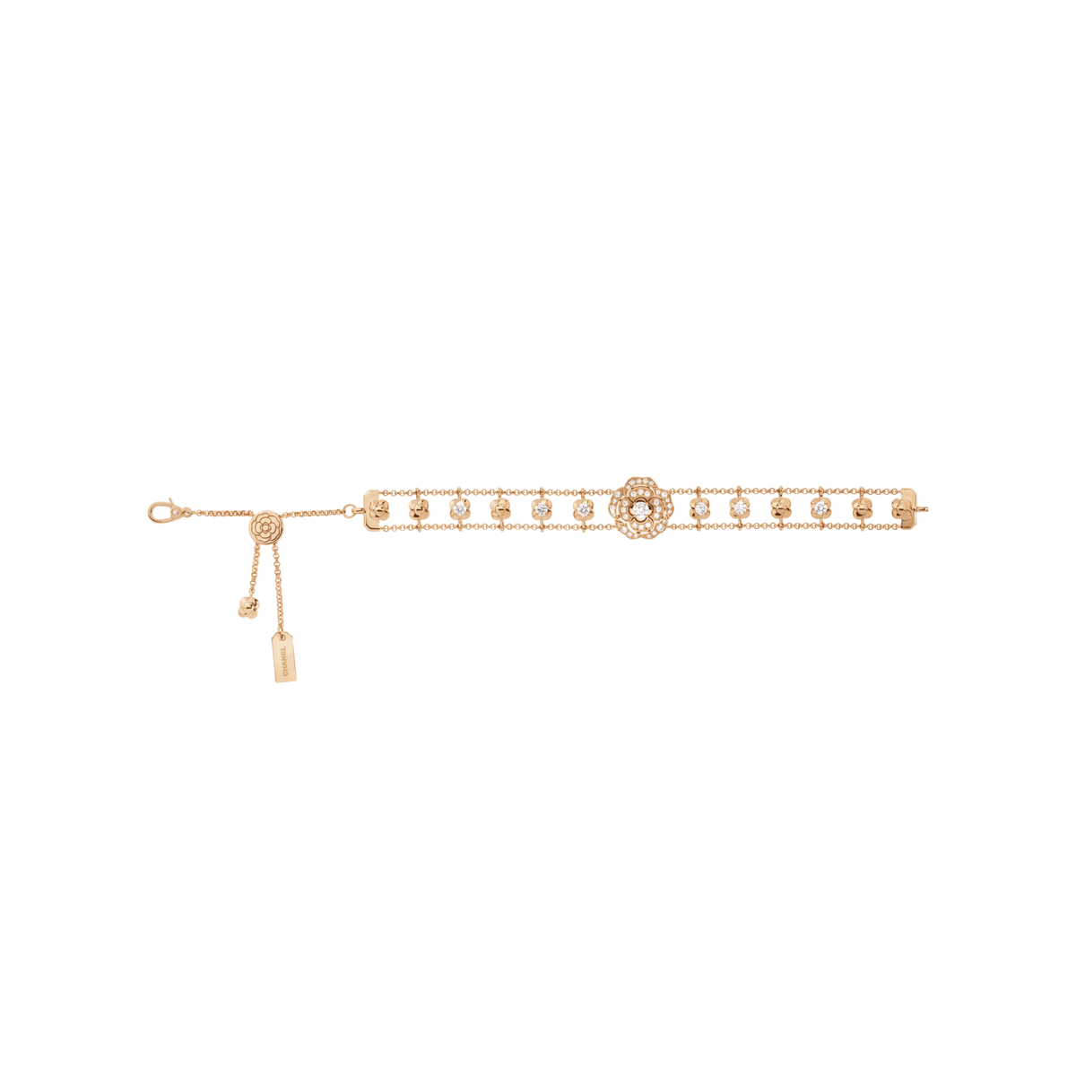 CHANEL Bouton de Camélia Supple Bracelet - J13902
