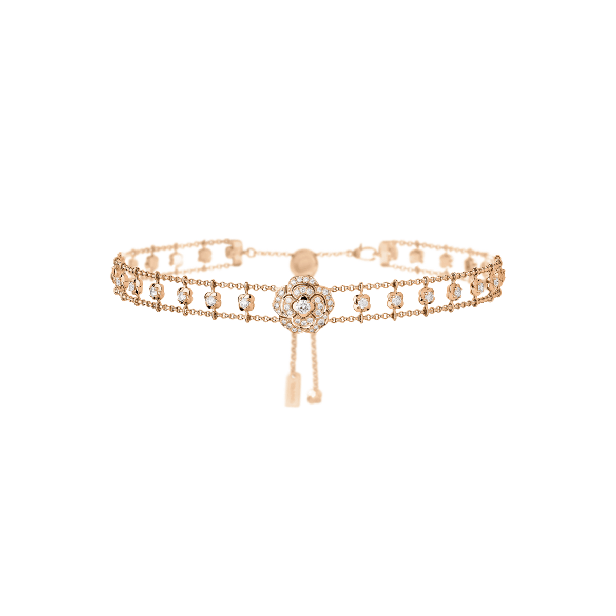 CHANEL Bouton de Camélia Supple Choker - J13847