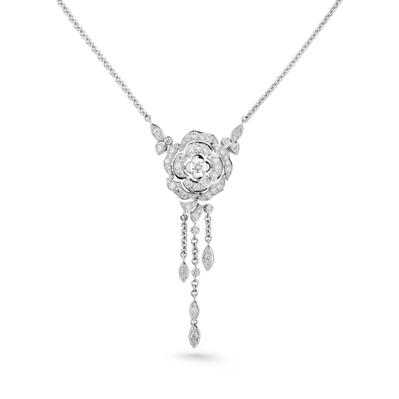 CHANEL Bouton de Camélia Transformable Necklace-CHANEL Bouton de Camélia Transformable Necklace - J12445