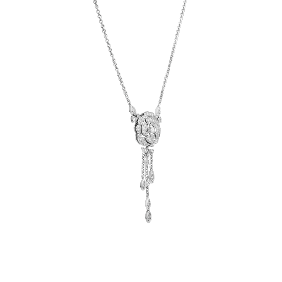 CHANEL Bouton de Camélia Transformable Necklace - J12445
