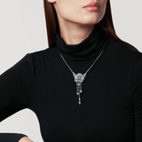 CHANEL Bouton de Camélia Transformable Necklace-CHANEL Bouton de Camélia Transformable Necklace - J12445