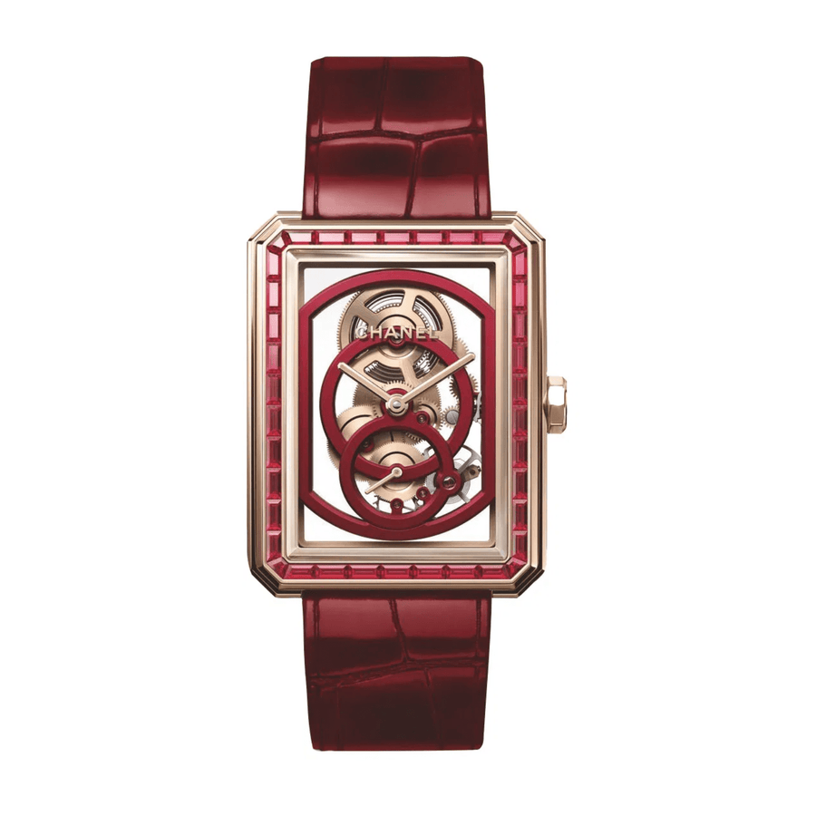 CHANEL BOY·FRIEND Skeleton Red Edition - H9941