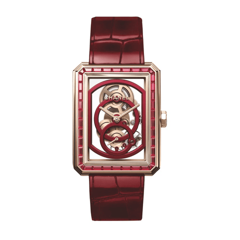 CHANEL BOY·FRIEND Skeleton Red Edition-CHANEL BOY·FRIEND Skeleton Red Edition - H9941
