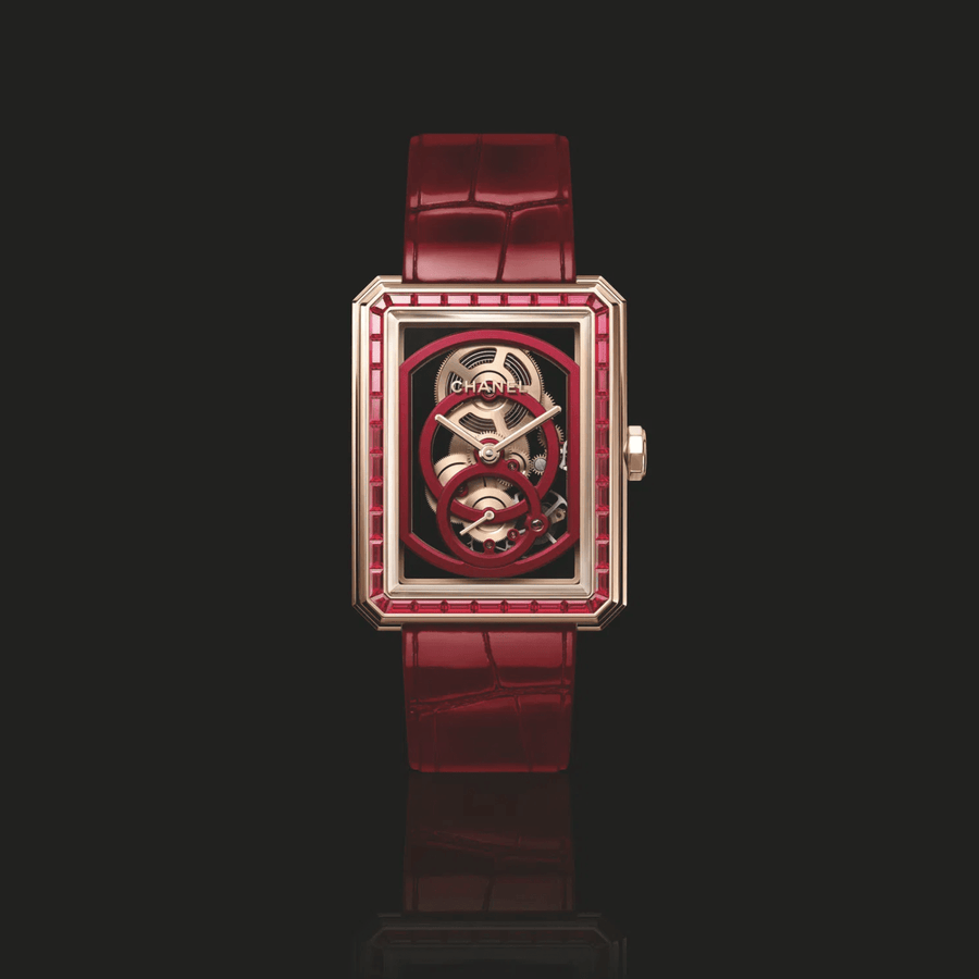CHANEL BOY·FRIEND Skeleton Red Edition - H9941
